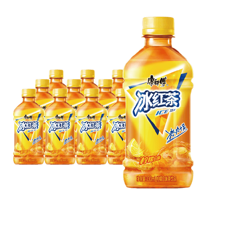 康师傅冰红茶饮料330ml24瓶迷你小瓶果味饮品整箱茶饮料