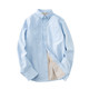 Men's all-match casual warm shirt winter base youth plus velvet thick cotton Oxford long-sleeved shirt Men's all-match casual warm shirt winter base youth plus velvet thick cotton Oxford long-sleeved shirt