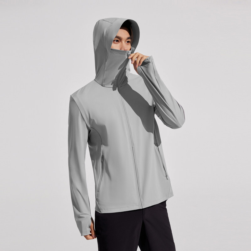 波司登新款防晒衣男防晒upf100 凉感防晒服钓鱼防晒衣b30525001