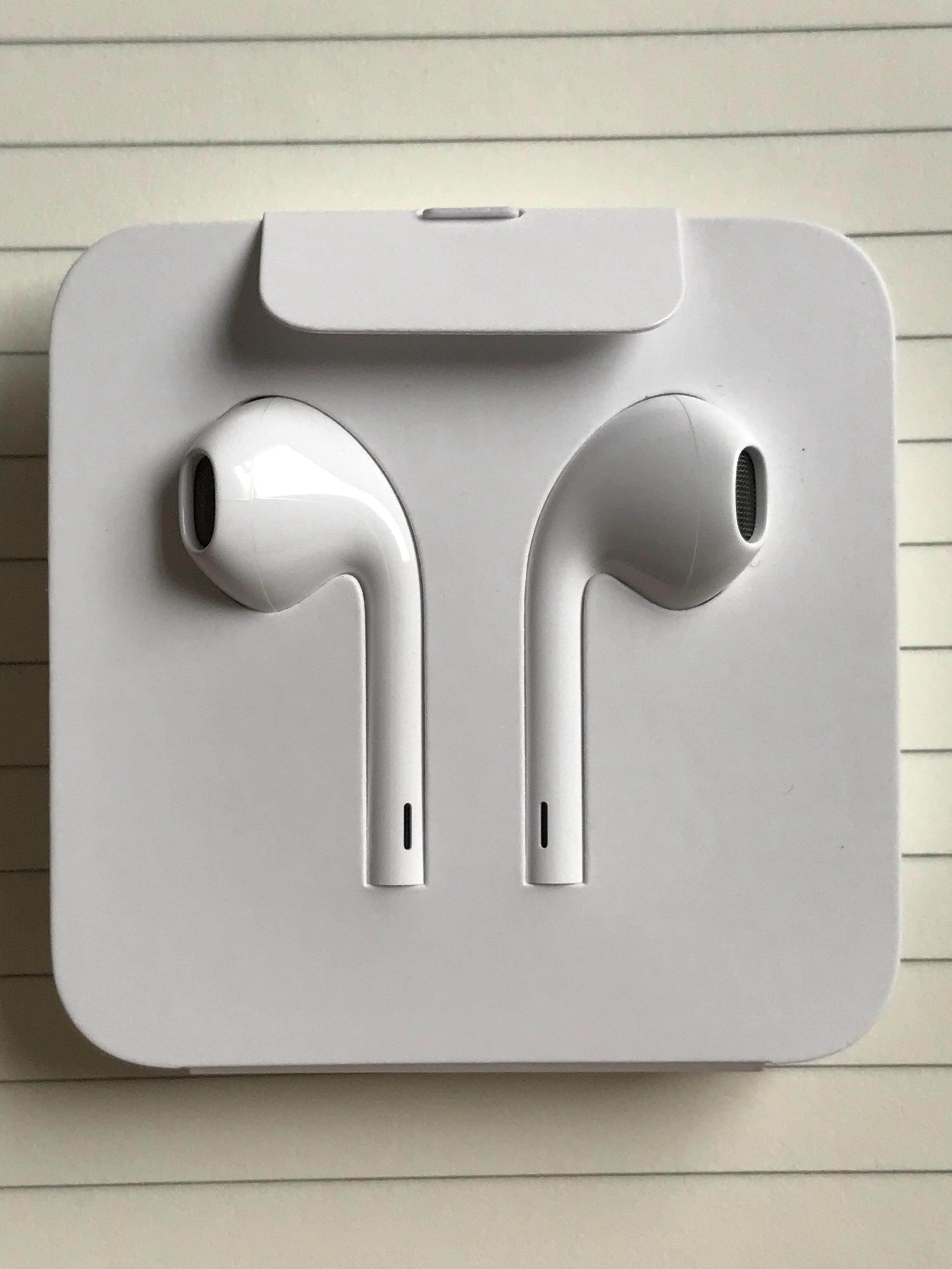 拆机耳机适用于苹果12手机iphone11pro原装扁头圆头耳塞手机耳机