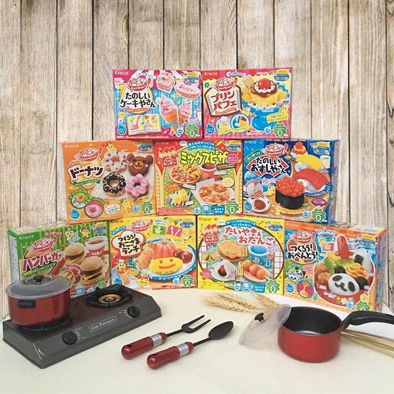 日本食玩可食玩具小林食丸套装小学生迷你日木家居