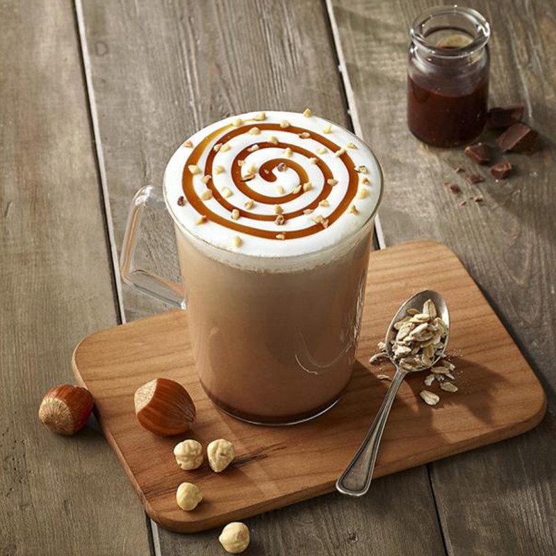星巴克门店榛子糖浆榛果拿铁咖啡伴侣原材料1000毫升糖浆