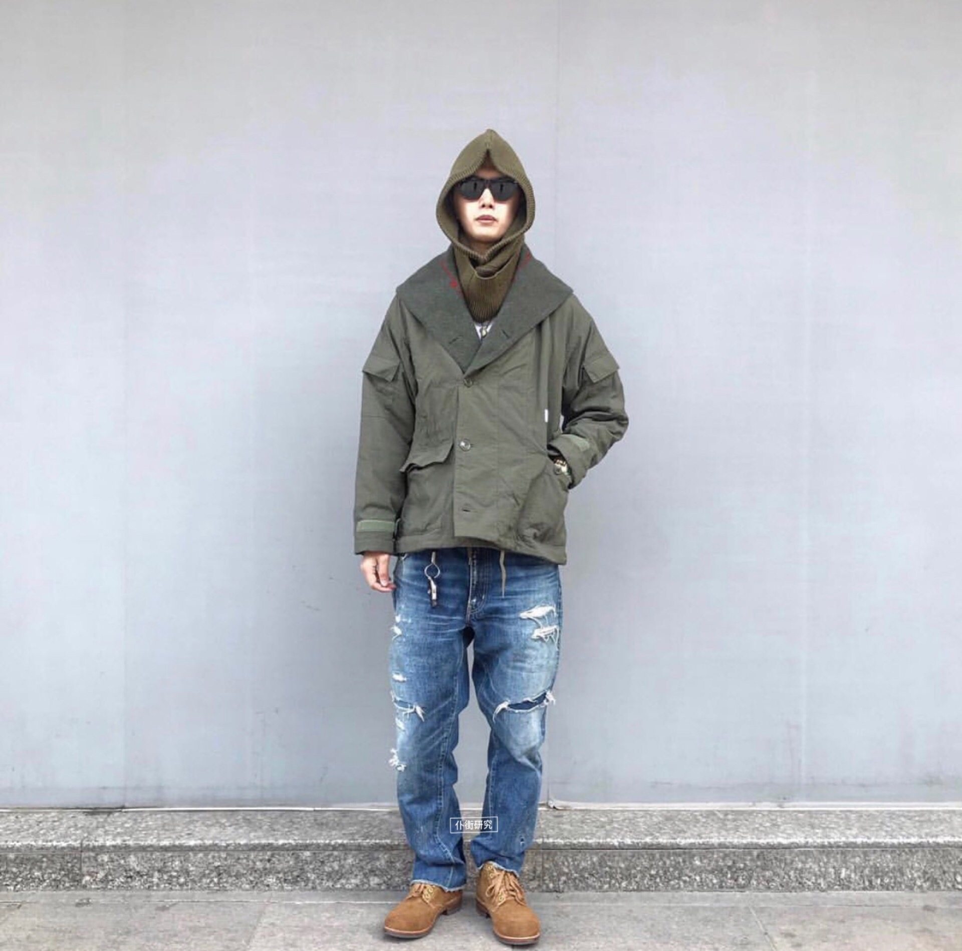 豪德德玛visvim19ssjourneymantacked破坏牛王欧豪牛仔裤牛仔裤