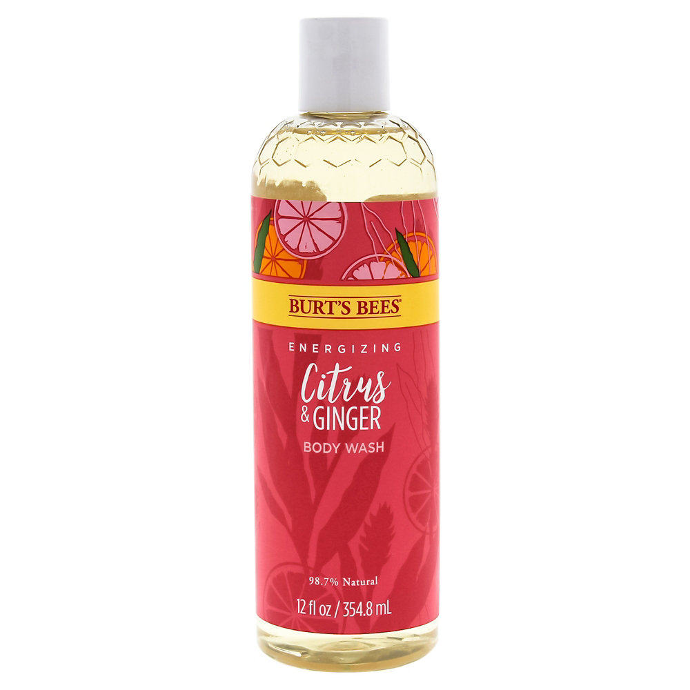 美国直邮burtsbees小蜜蜂柑橘生姜女士沐浴露焕活沐浴露