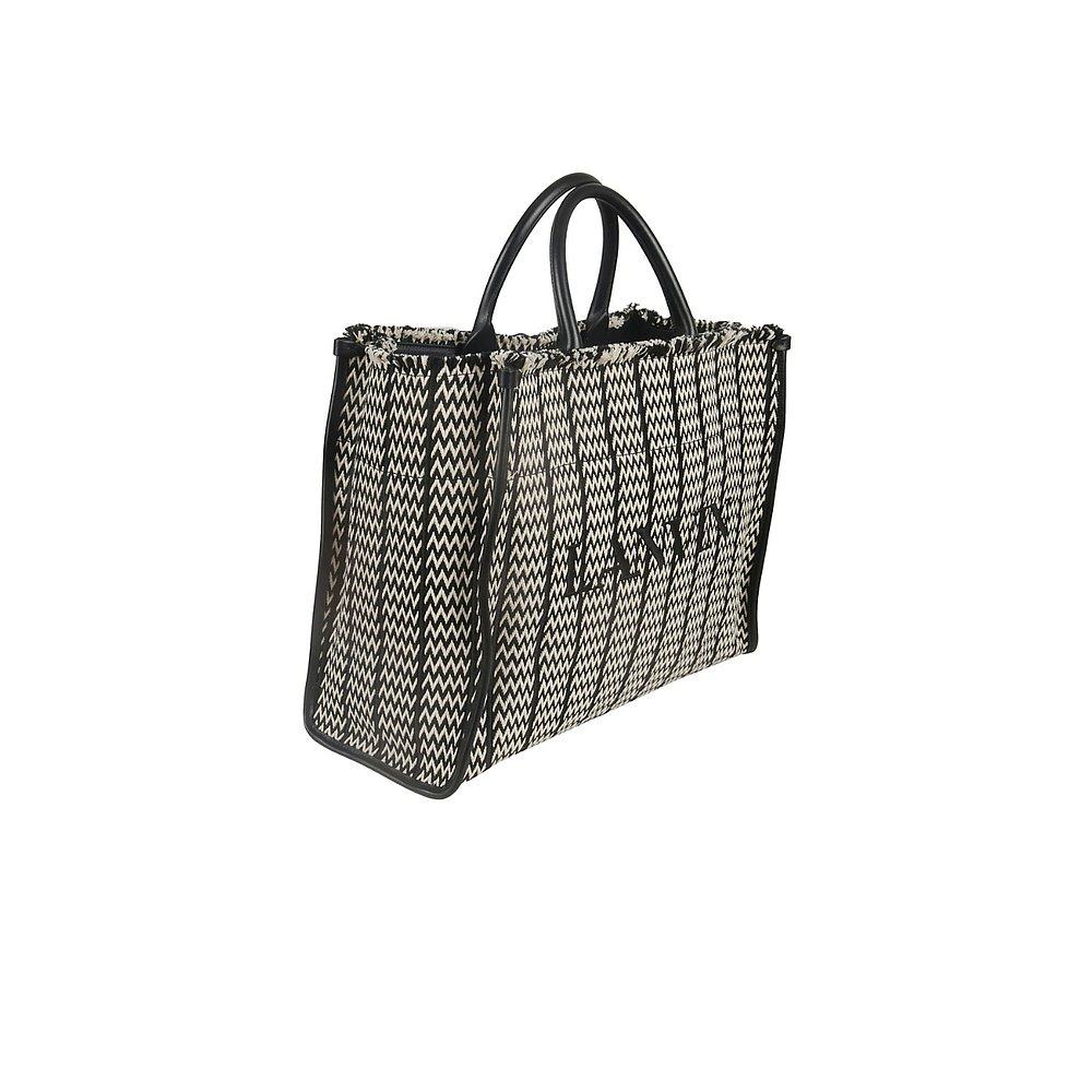 香港直邮潮奢lanvin朗雯男士徽标手提包男士包袋