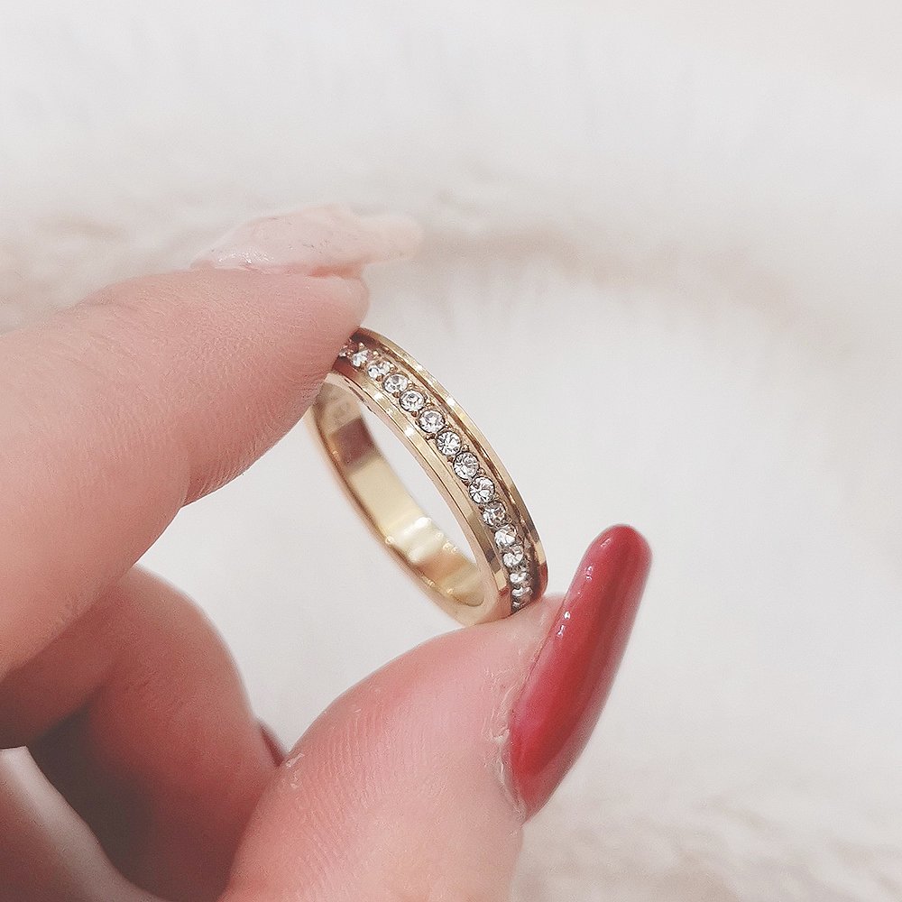 香港直发calvinklein凯文克莱玫瑰满天星戒指kj06pr1401戒指