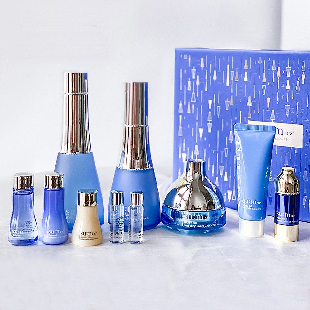 苏秘韩国直邮sum3737度呼吸水分套盒补水保湿面部护理套装