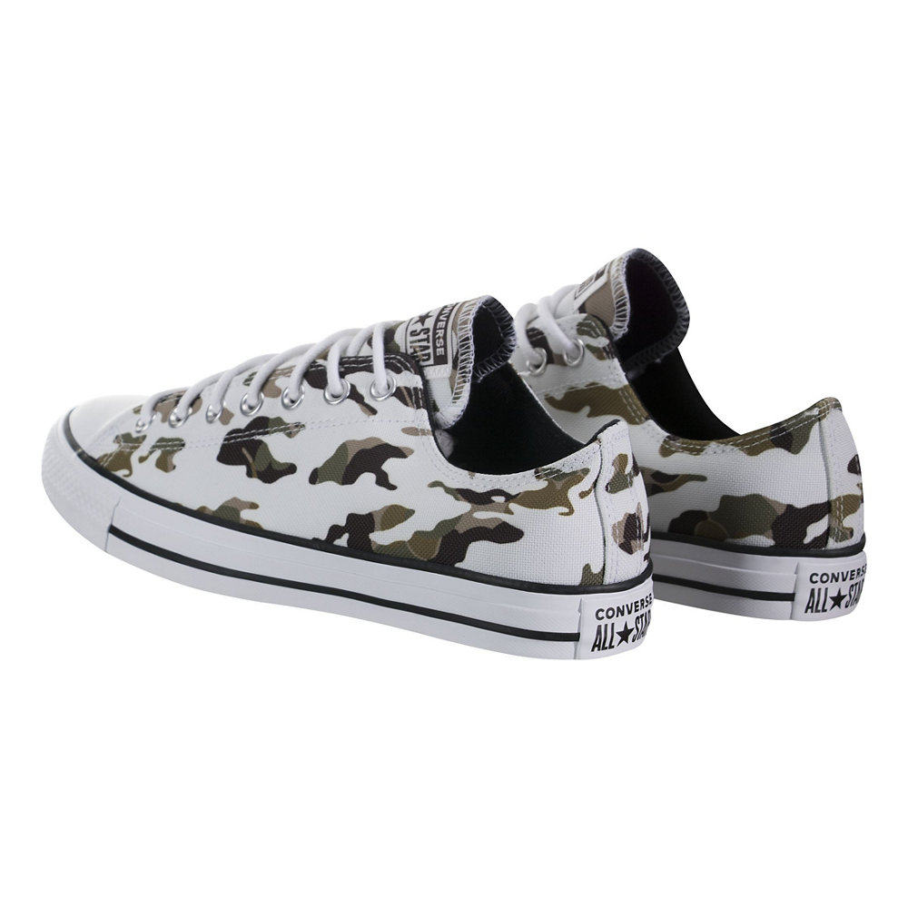 美国直邮converse匡威低帮迷彩时尚帆布布鞋休闲鞋帆布鞋