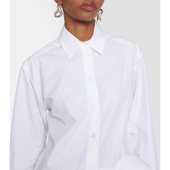 Hong Kong Direct Mail Luxury J.W. Anderson Women's Raw Edge Cotton Poplin Shirt Dress 00125