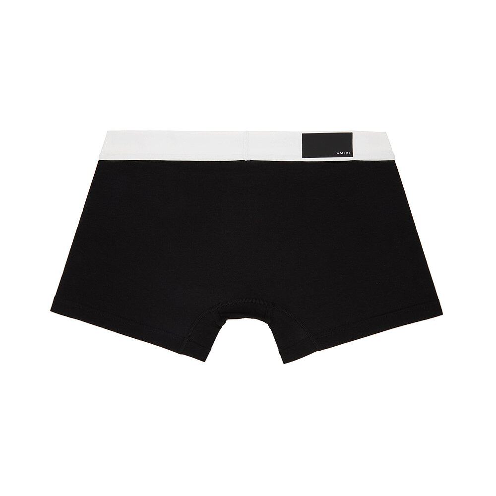 香港直邮潮奢amiri男士amiri黑色label平角内裤男平角内裤
