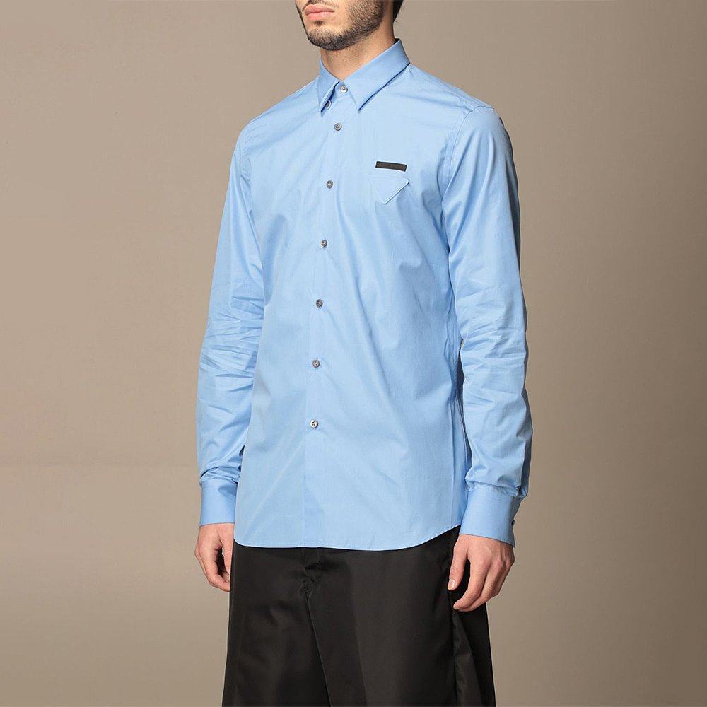 prada男士衬衫衬衫