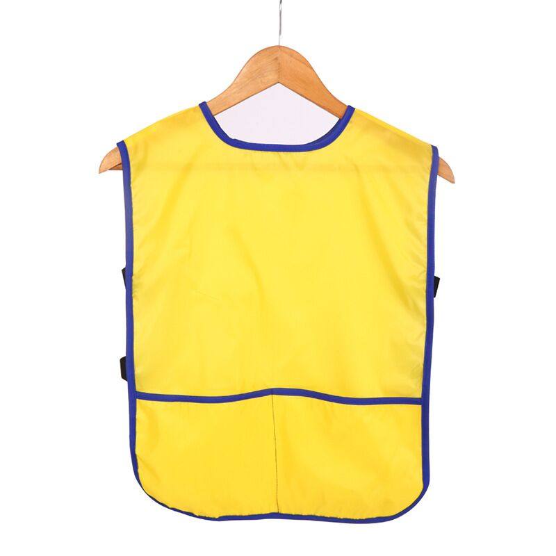 夏季户外背心儿童儿童画画画美术围裙绘画反穿反穿衣