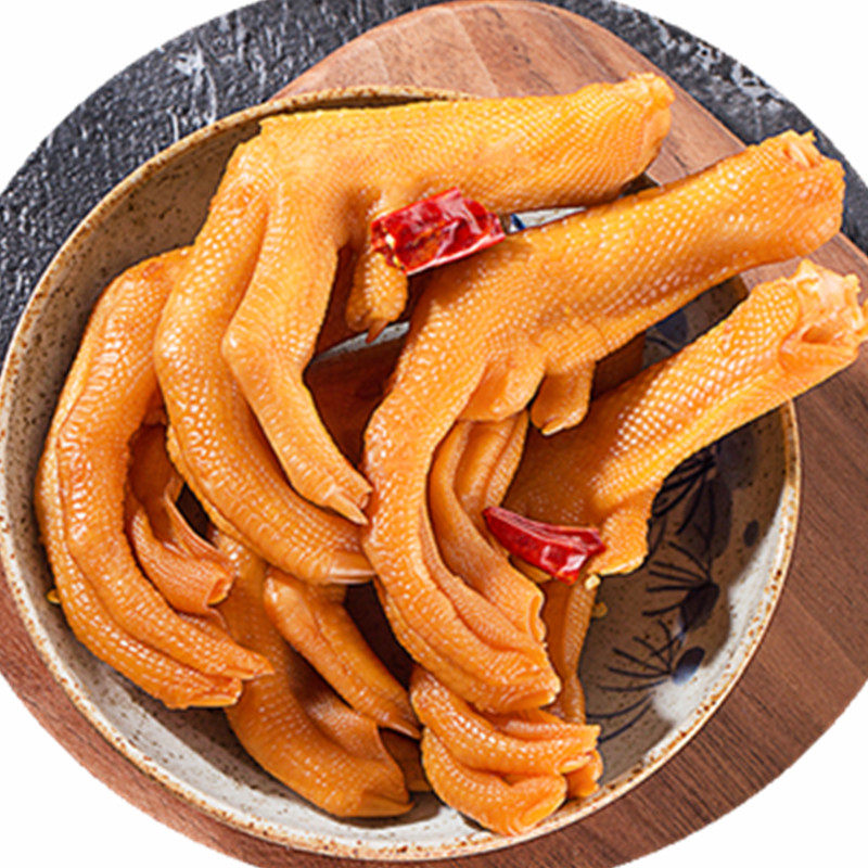 玮琦榕华泡鸭爪泡牛皮龙岩客家风味罐装醋泡鸭肉零食