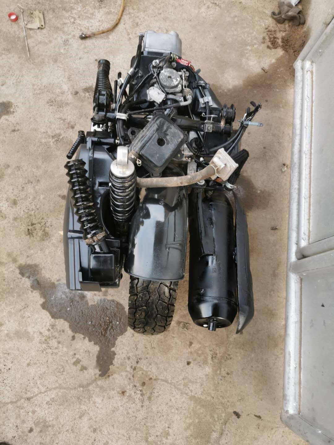 摩托车踏板gy6发动机天鹰宇钻三通通用1217t摩托车发动机