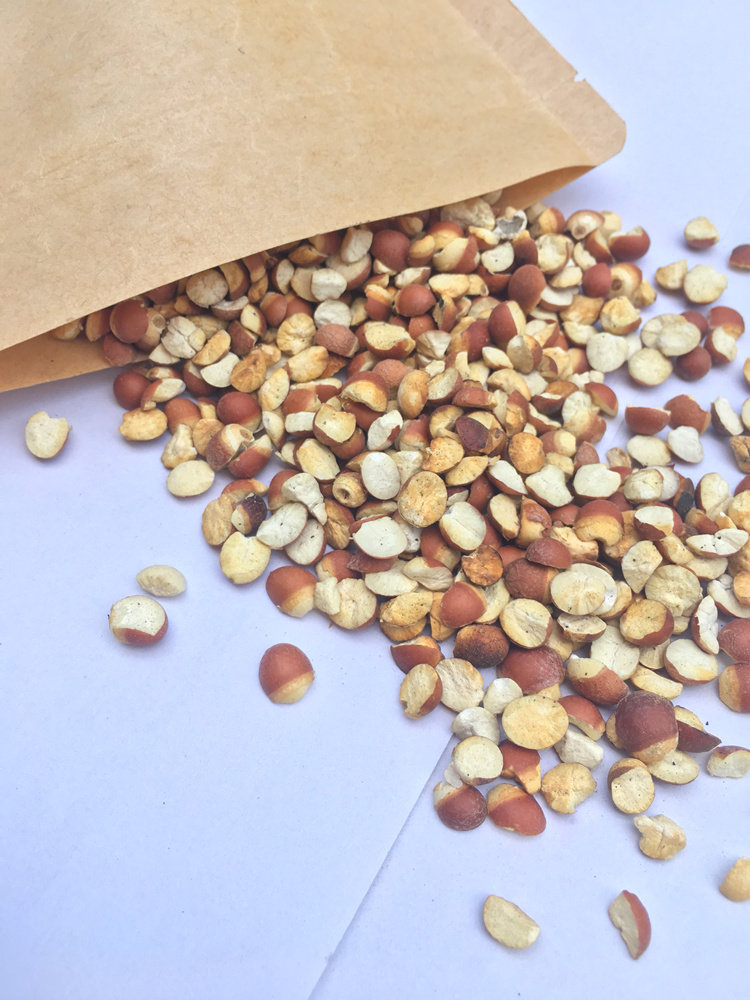 芡实麸炒麦麸炒熟500g半开茨实两半熟鸡头米包芡实