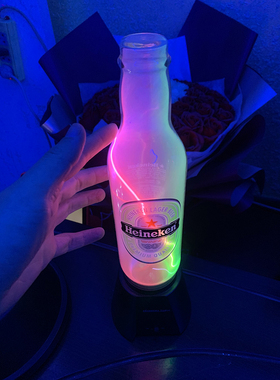 酒店ktv钟罩led发光啤酒瓶酒吧柱