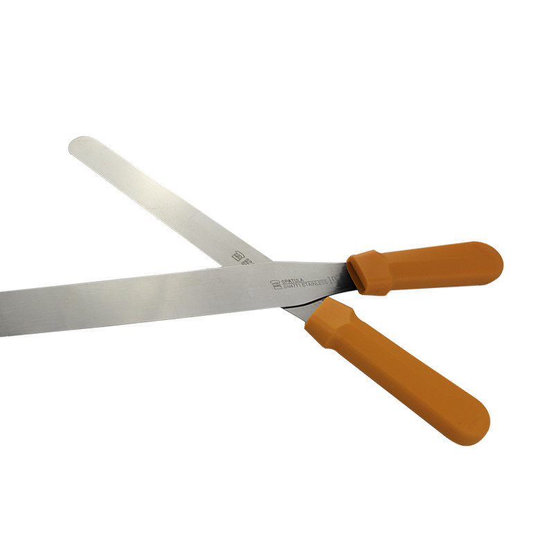 三能8寸10寸不锈钢蛋糕裱花抹刀sn4770/4771脱模刀刮平刀烘焙工具