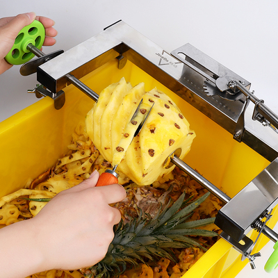 菠萝全自动凤梨去眼不锈钢去皮削皮机水果削皮器