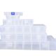 Office objects multi grid storage box box transparent plastic bins to put a coin box home hardware combination multilayer Office objects multi grid storage box box transparent plastic bins to put a coin box home hardware combination multilayer
