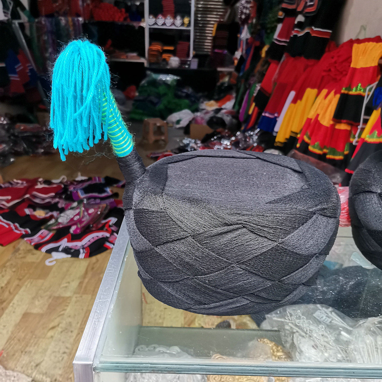 帽子彝族纱帽男士包头男孩子演出道具配饰头饰民族服装定制