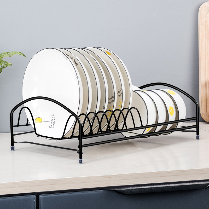 厨房沥水碗碟架碗架单层碗柜放碗架子简易橱柜厨房置物架