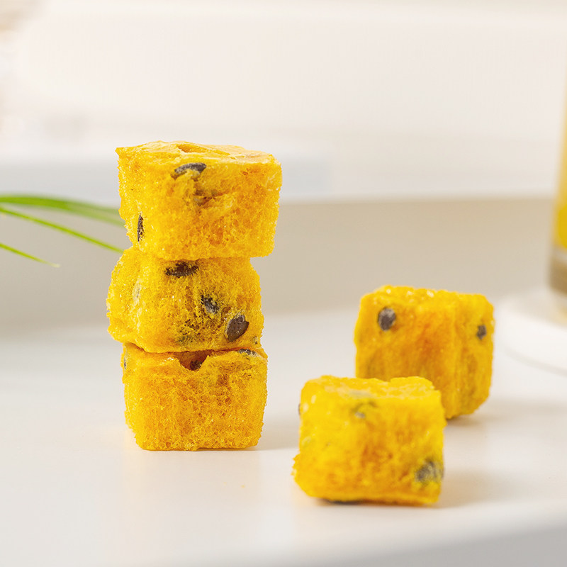 果茶百香冻干百香果500g商用用水另售蜂蜜青金冻干速溶水果块茶