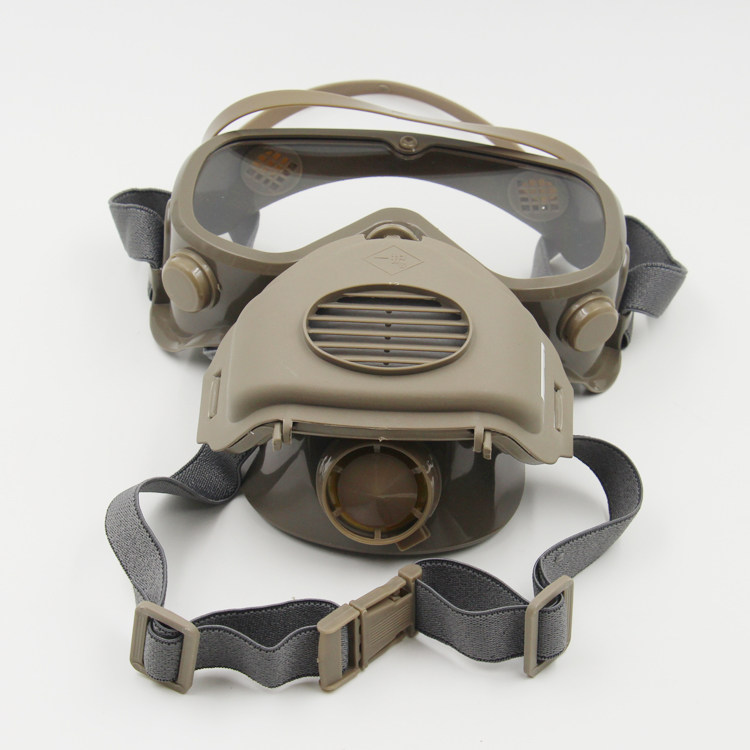 一护煤矿专用防尘面具工业粉尘打磨防尘口罩防毒带护目镜全面罩
