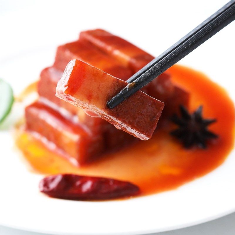 广素食品齐善素食红烧素肉200g五花肉丁肉块素肉