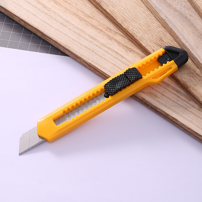得力2058美工刀工具大号壁纸刀不锈钢金属多功能裁纸刀片小号墙纸