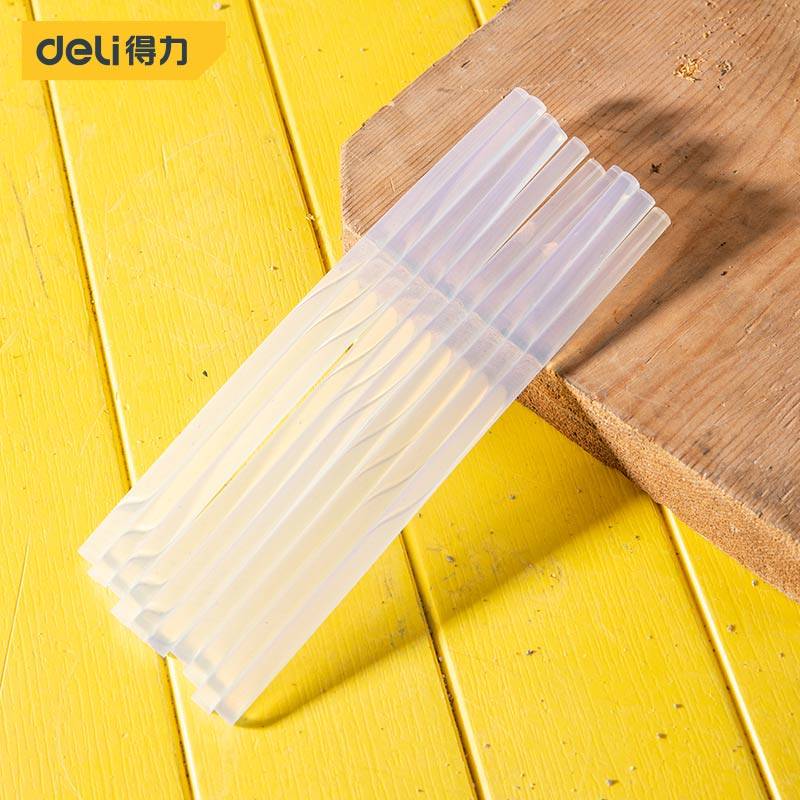 得力工具手工制作高粘强力热熔胶棒胶条塑料容电热融溶热凝棒棒胶