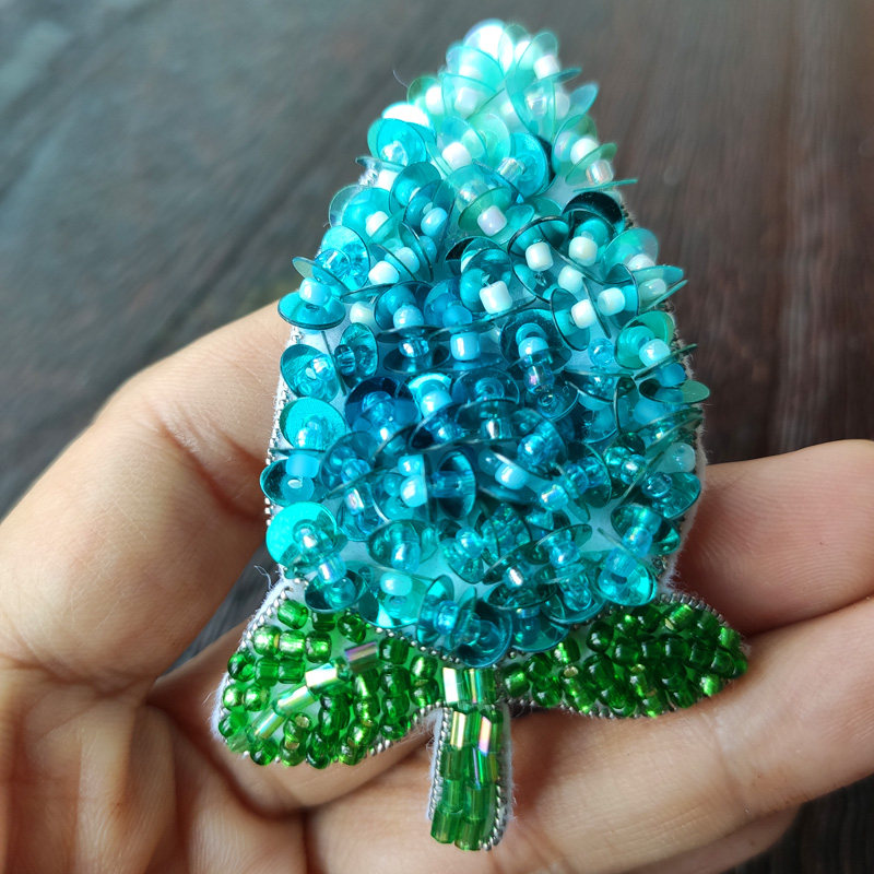 圆锥形绣球亮片珠子手工材料其他diy饰品配件