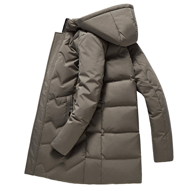 Ice Jie 2020 autumn and winter new down jacket men's long section hooded fashion classic winter jacket tide Ice Jie 2020 autumn and winter new down jacket men's long section hooded fashion classic winter jacket tide