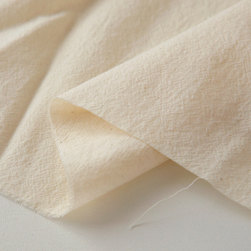 韩国进口水洗色布有机30支纯棉布料海绵垫