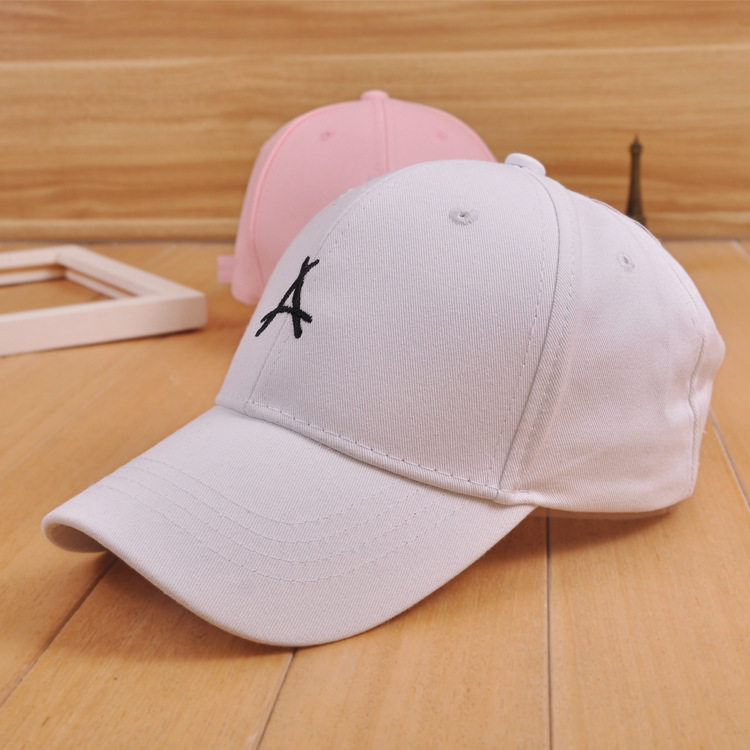 戚薇机场同款棒球帽子 韩版字母刺绣男女遮阳帽夏季情侣户外鸭舌