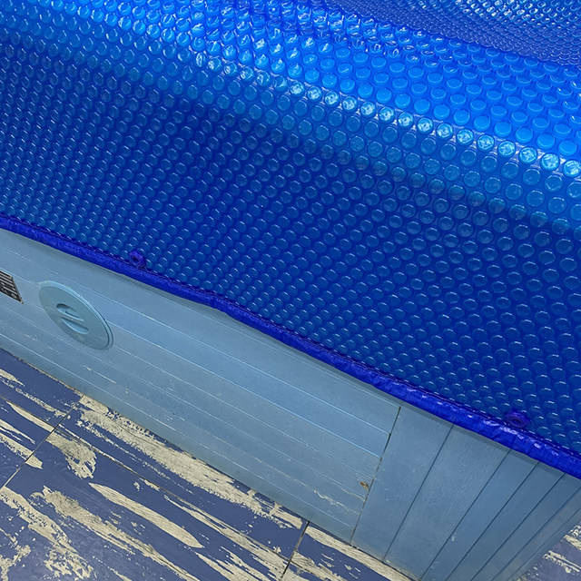 Winter maternal and baby shop swimming pool acrylic swimming pool insulation film large swimming tank warm cover blue dustproof insulation film cover Winter maternal and baby shop swimming pool acrylic swimming pool insulation film large swimming tank warm cover blue dustproof insulation film cover