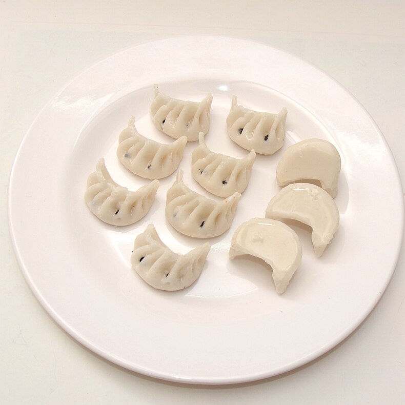 仿真食物食品模型道具饺子幼儿玩具