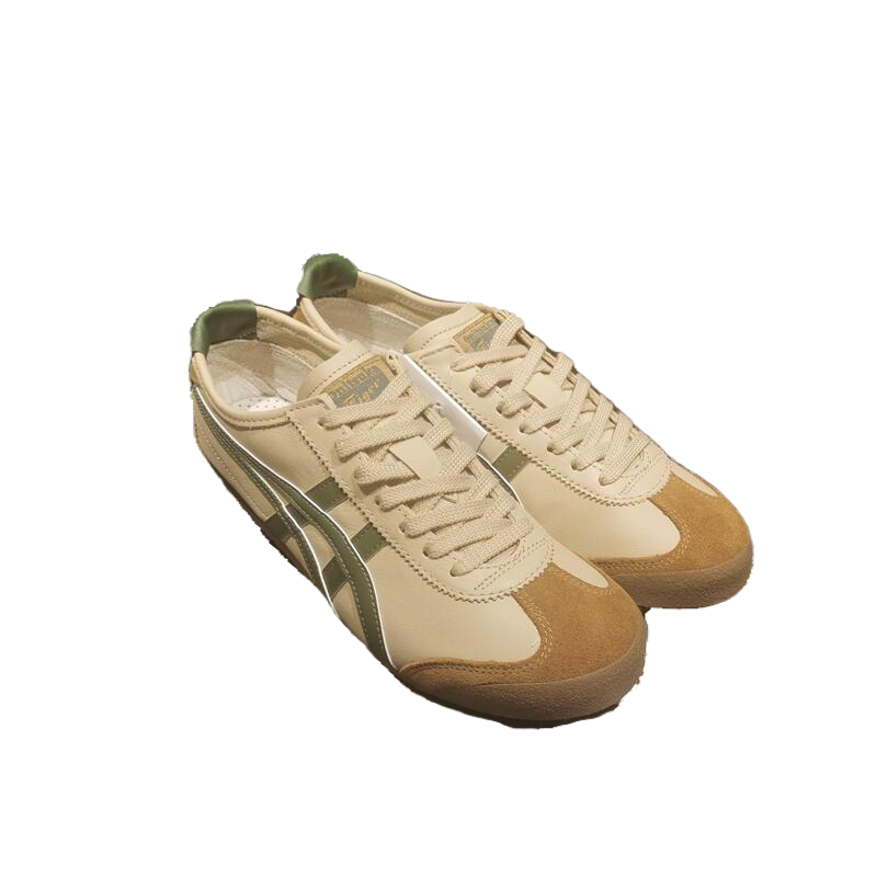 onitsuka tiger鬼塚虎mexico66男女复古墨西哥绿休闲鞋dl408-1785
