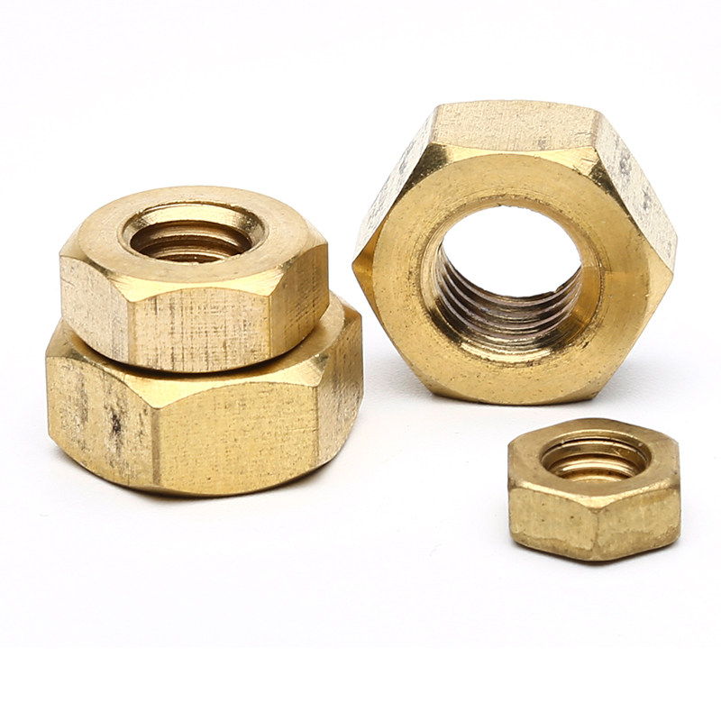 螺母黄铜六角螺帽螺丝帽m2m25m3m4m5m6m8m10m12m16m20m30螺母