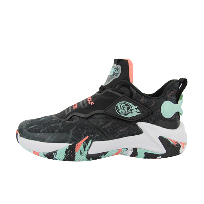 飙山狼2022秋季新款男子45464748加宽宽大码双网高篮球鞋