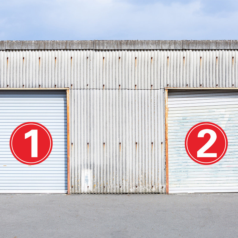 仓库门牌区域分区货架定制标示提示小号大小标志牌