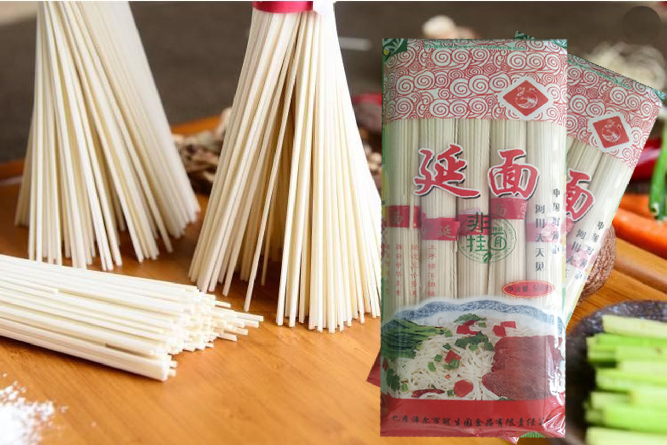 拉面全麦手内蒙河套特产雪花粉手延手工挂面劲道面条