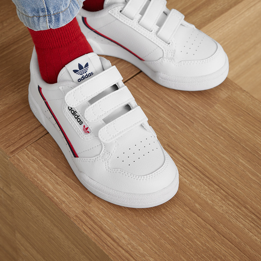 adidas迪达斯三叶草continental男女小童经典运动板鞋小白鞋运动鞋