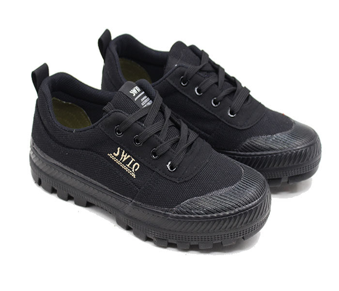 胶鞋3522户外黑色防滑耐磨劳保工作鞋解放鞋帆布解放鞋