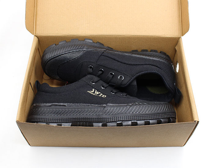 胶鞋3522户外黑色防滑耐磨劳保工作鞋解放鞋帆布解放鞋