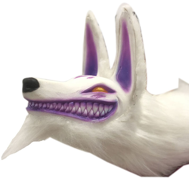 【收藏版】英雄联盟lol灵魂莲华千珏 羊灵狼灵羊灵之狼头cos道具