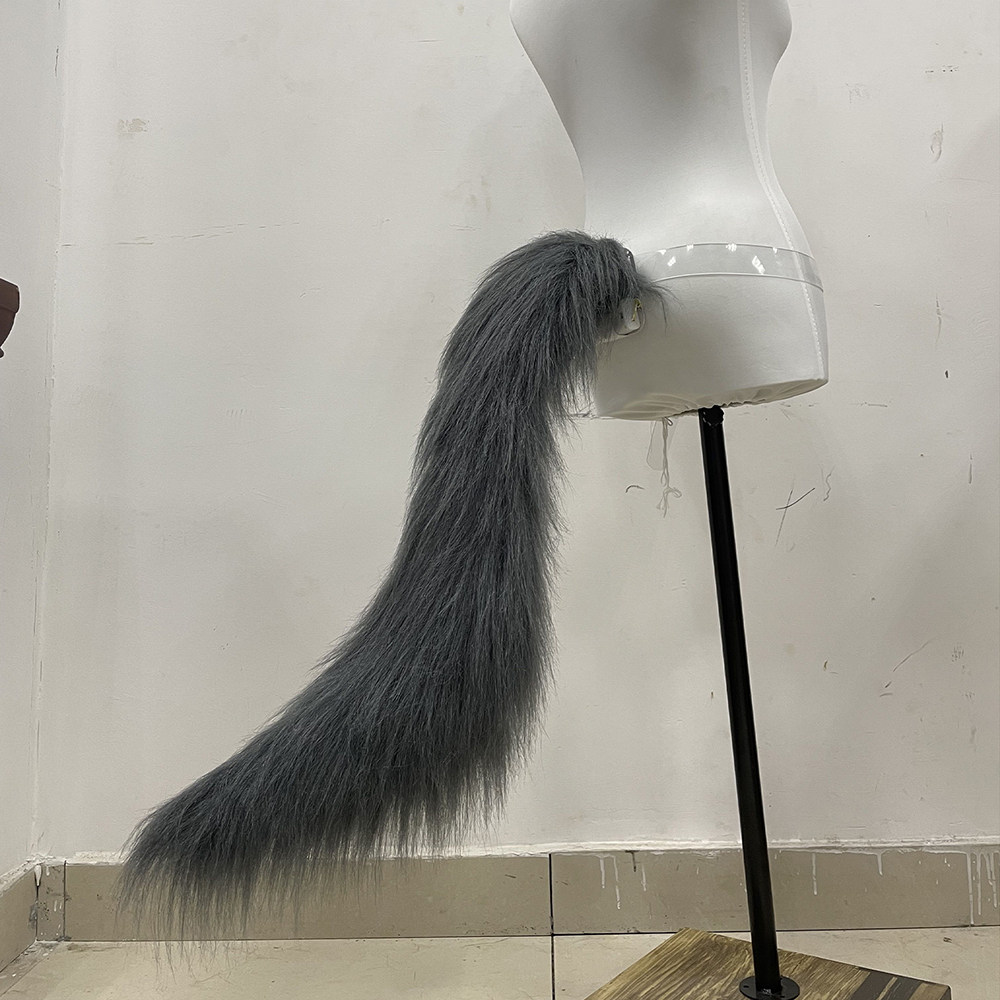 可动兽尾立体明日方舟德克萨斯大灰狼尾巴cos道具cosplay配件