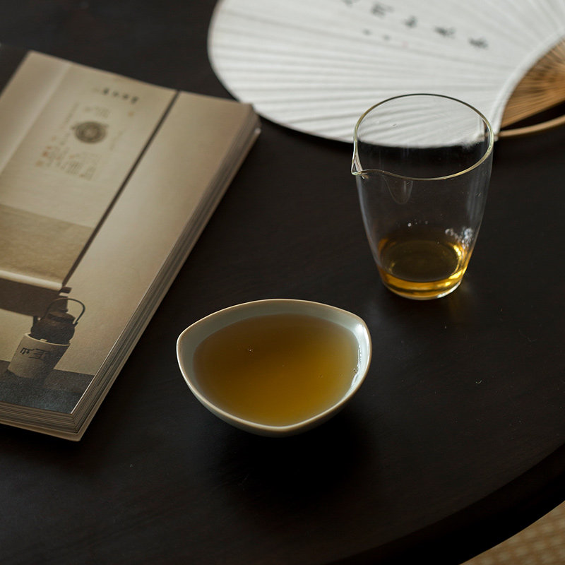 成艺天青汝窑功夫功夫茶茶杯主人杯单杯陶瓷手工茶杯