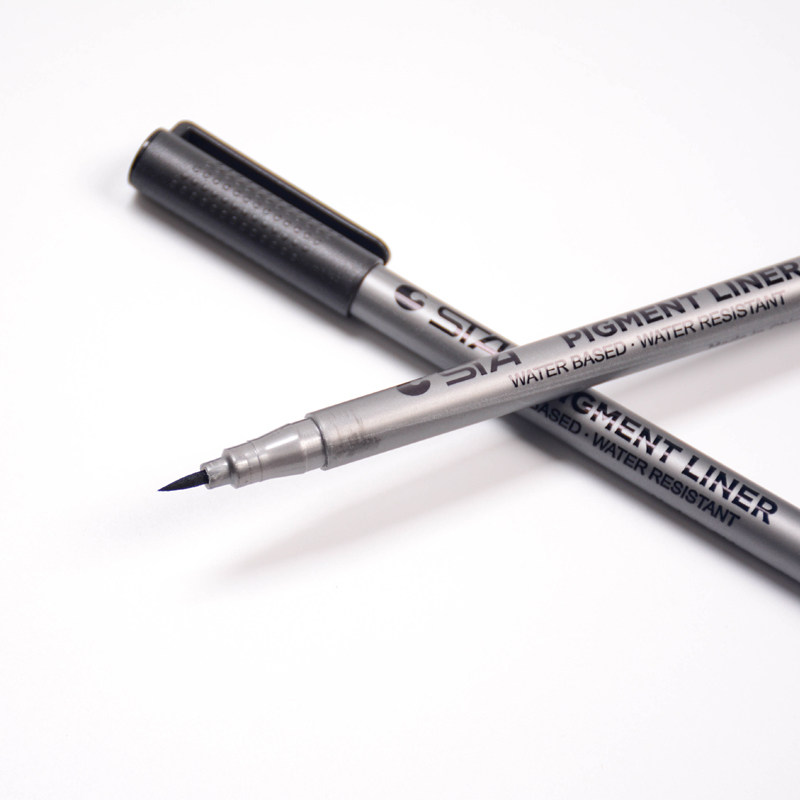 斯塔sta8050防水针管笔针笔勾软头笔手绘绘图针管笔