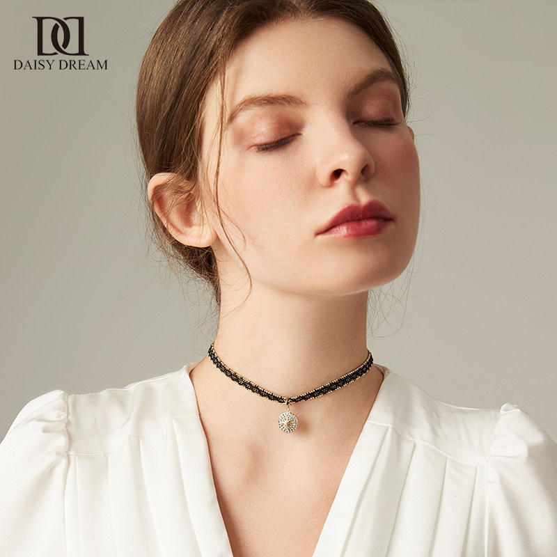 项链女精致轻奢小众2021年新款潮锁骨链气质设计感颈链颈带 - daisy