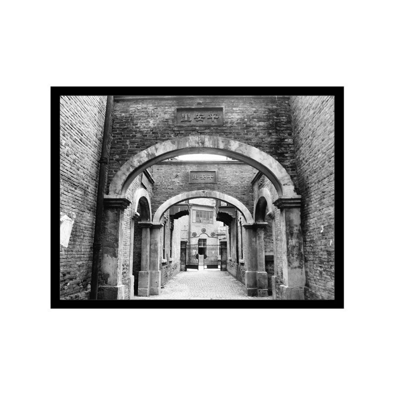 上海装饰画民国国风建筑外滩街景壁画复古怀旧现代装饰画